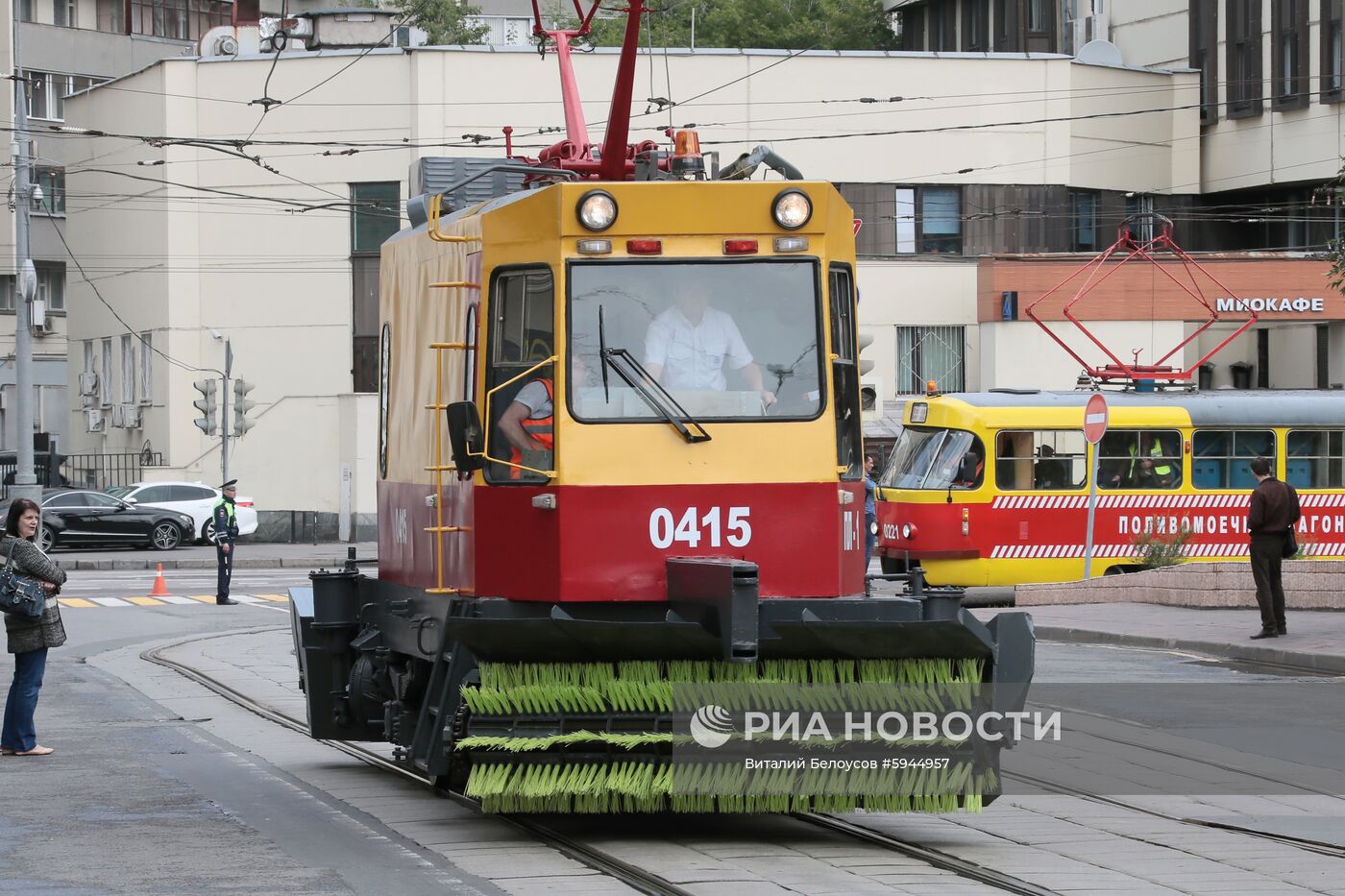 Парад трамваев в Москве