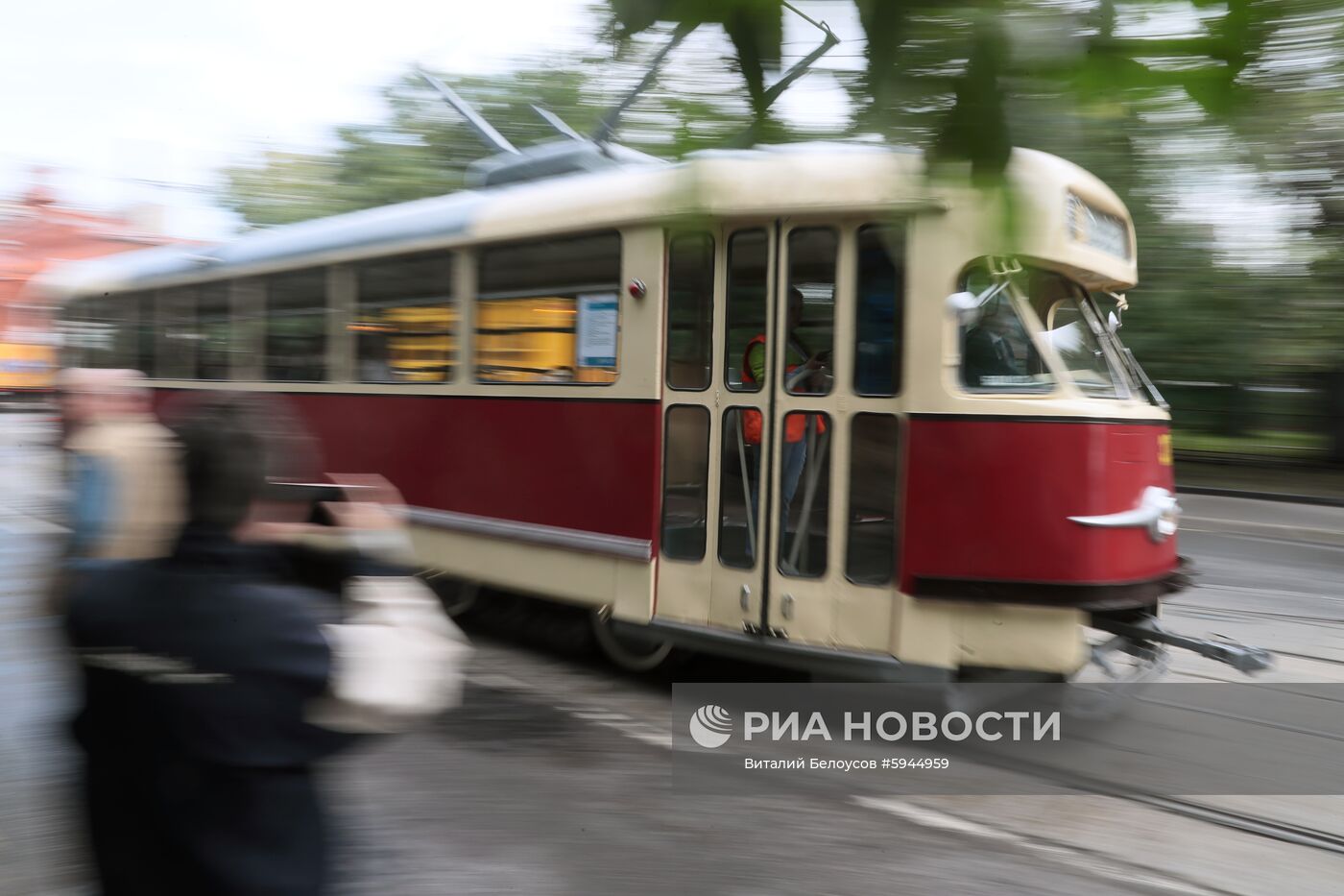 Парад трамваев в Москве