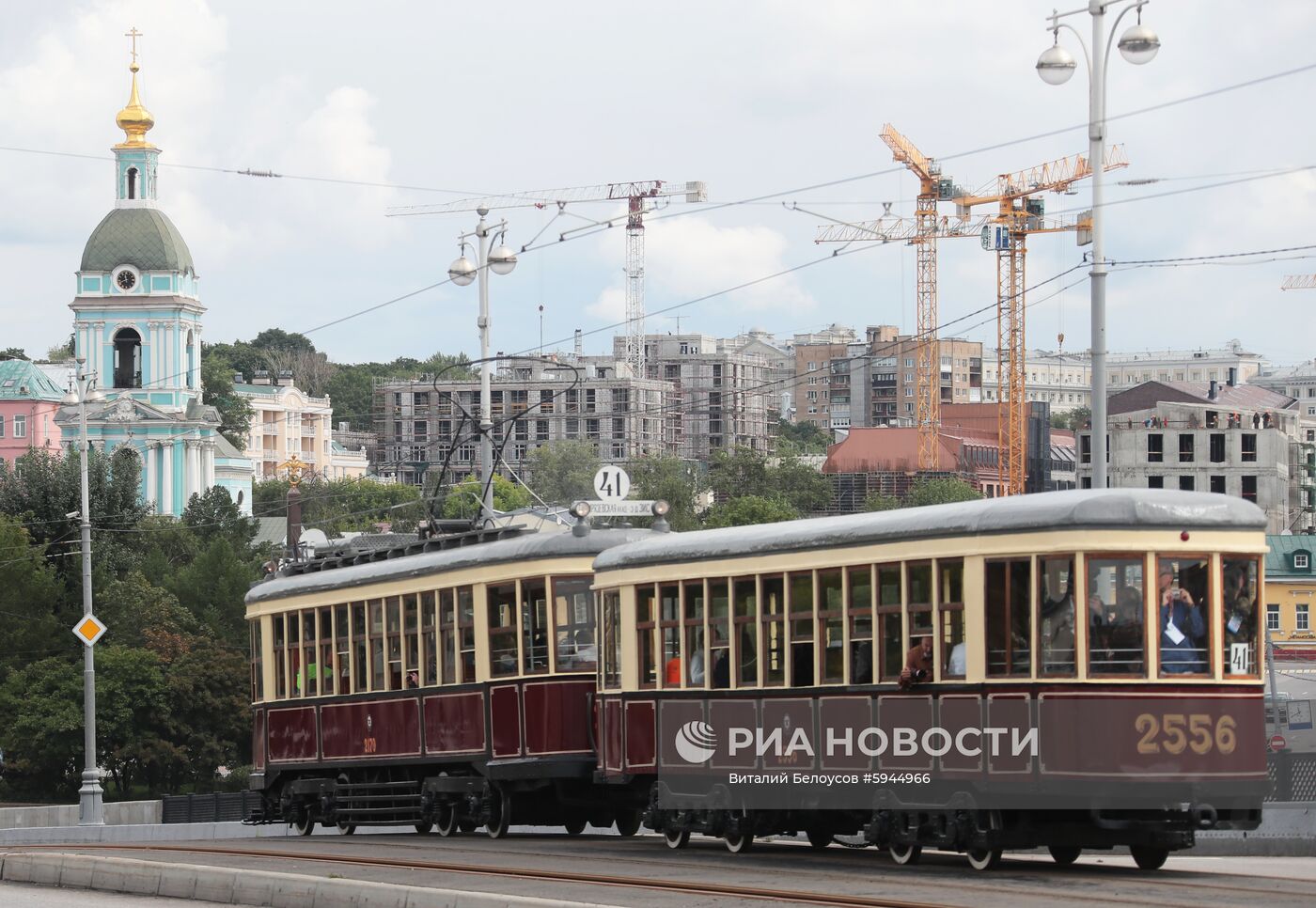 Парад трамваев в Москве