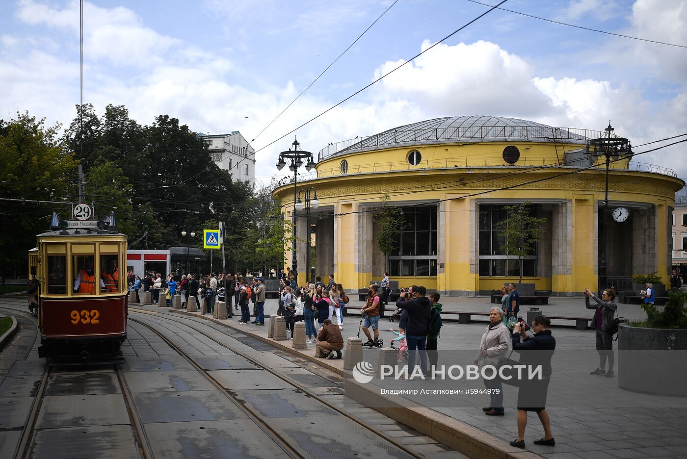 Парад трамваев в Москве