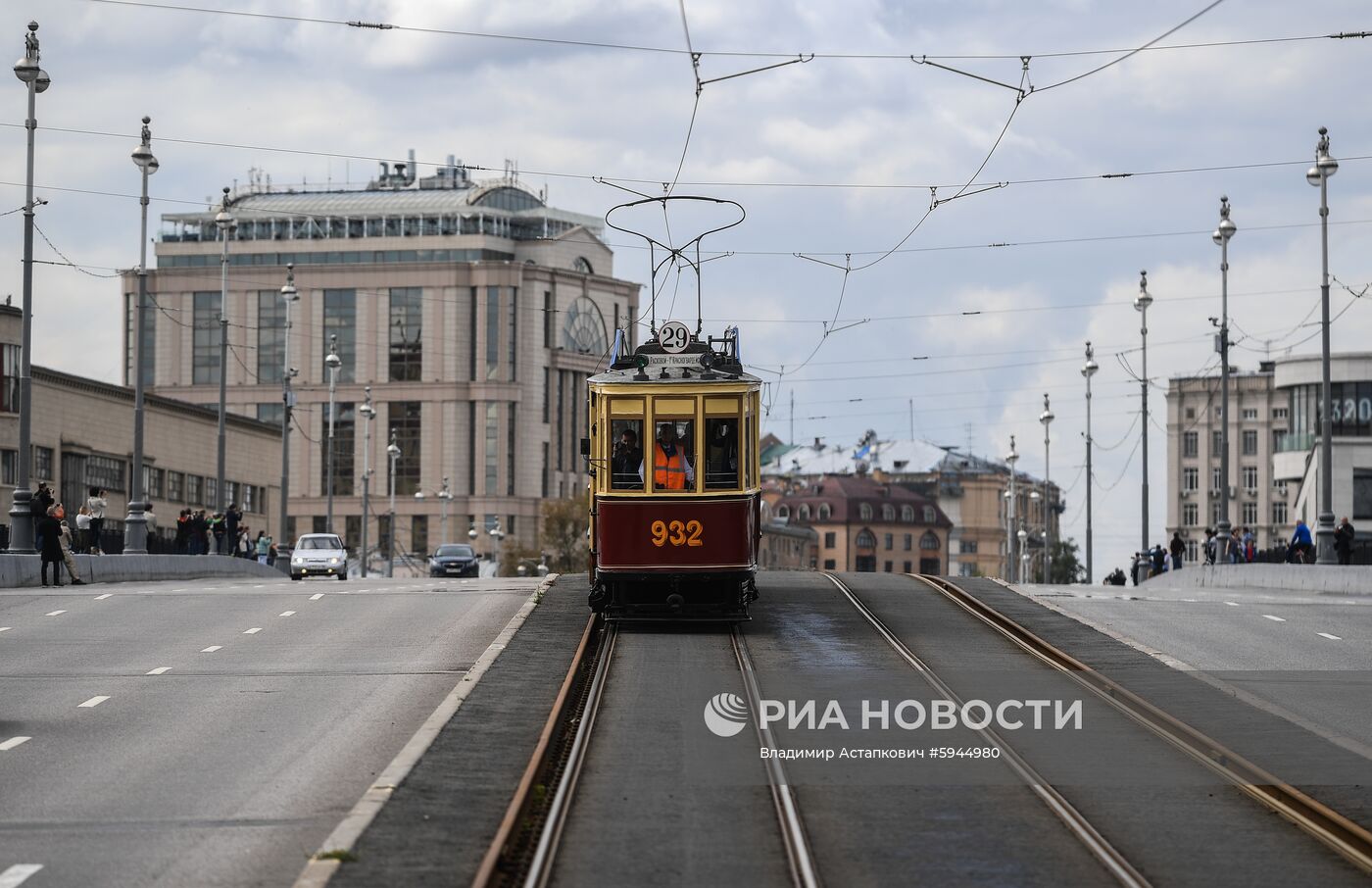 Парад трамваев в Москве