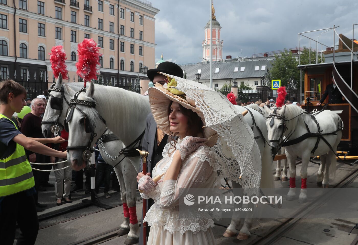 Парад трамваев в Москве