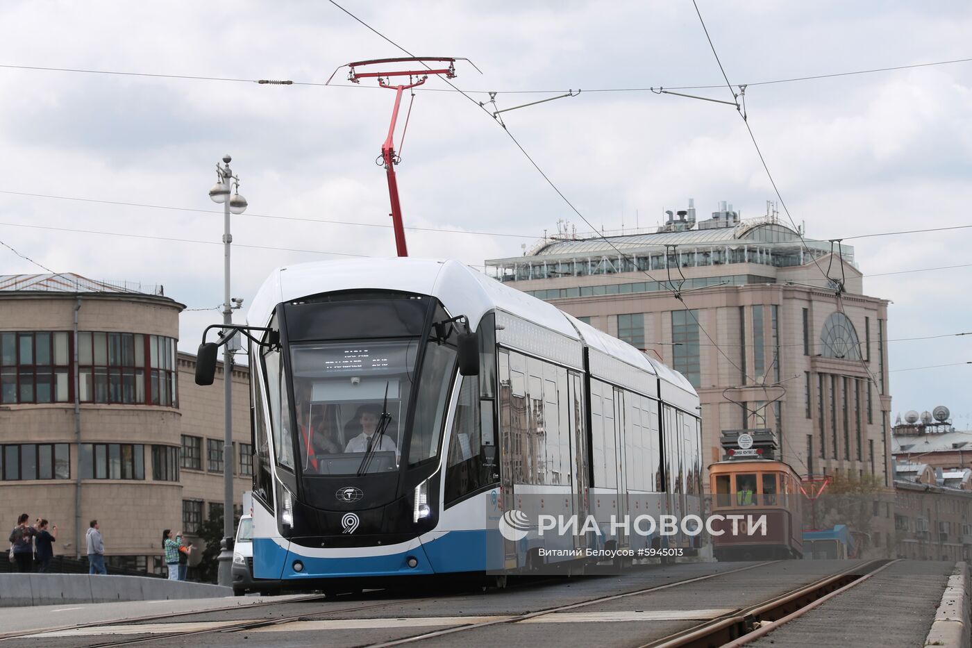 Парад трамваев в Москве