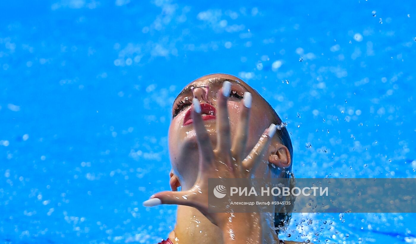 Чемпионат мира FINA 2019. Синхронное плавание. Соло. Техническая программа