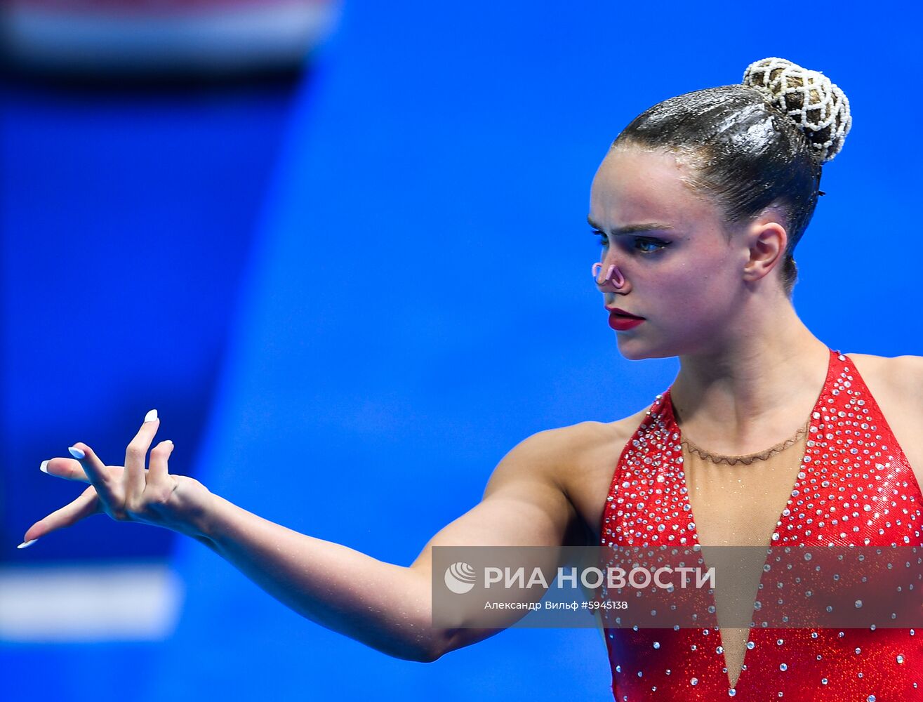 Чемпионат мира FINA 2019. Синхронное плавание. Соло. Техническая программа