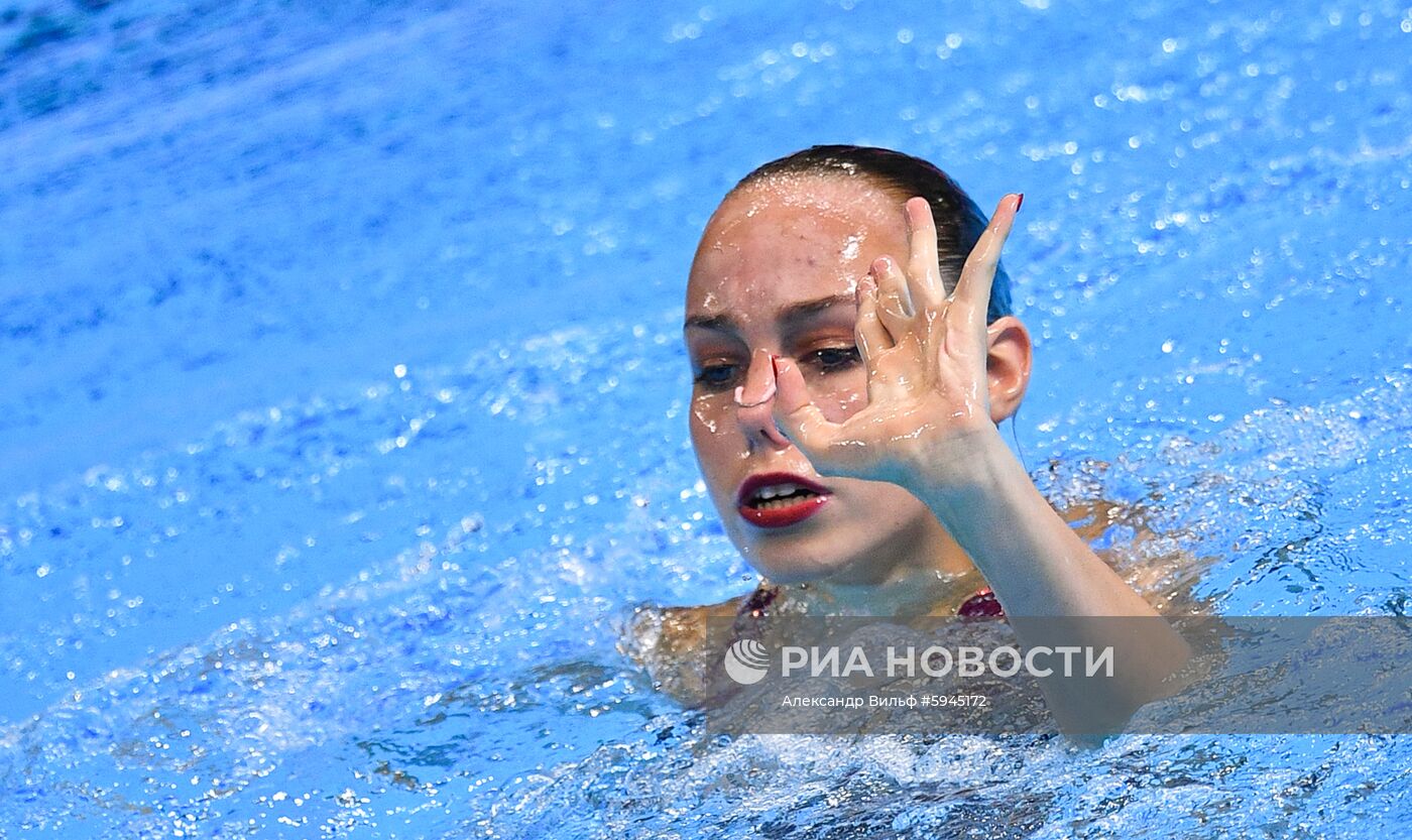 Чемпионат мира FINA 2019. Синхронное плавание. Соло. Техническая программа