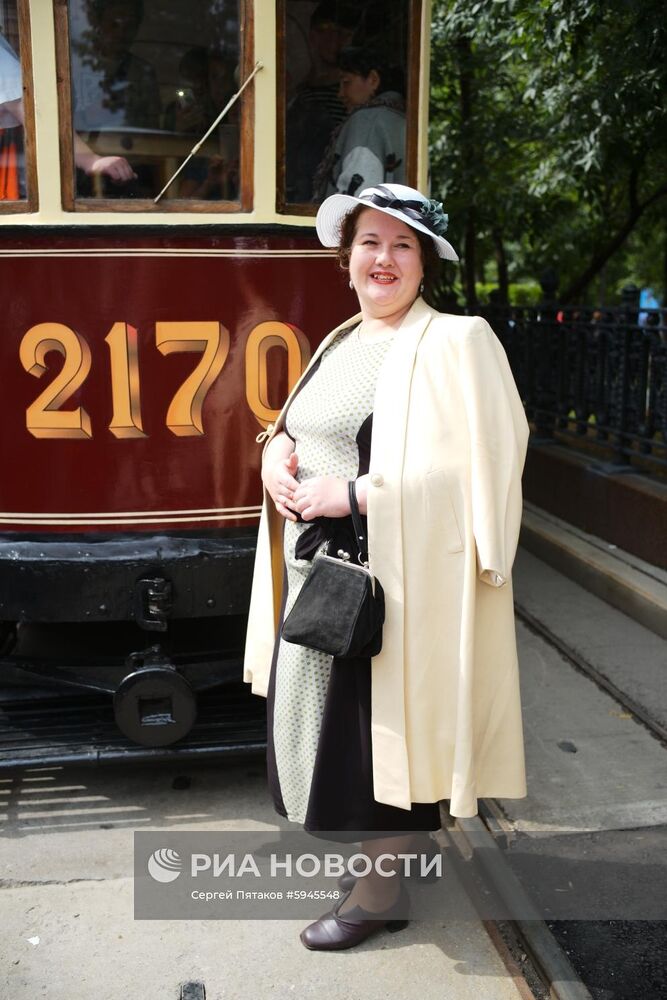 Парад трамваев в Москве