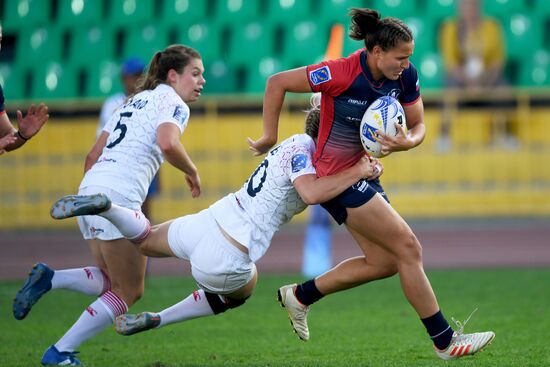 Регби-7. Женщины. Олимпийский отборочный турнир. Первый день