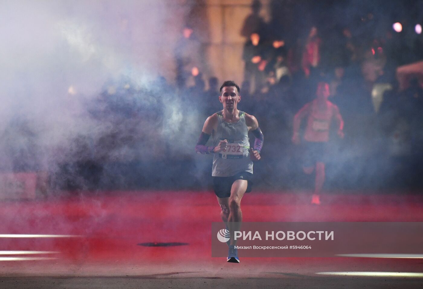 Ночной забег в Москве