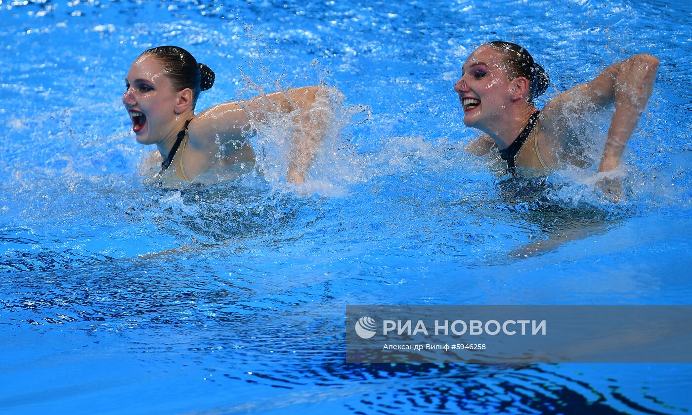Чемпионат мира FINA 2019. Синхронное плавание. Дуэт. Техническая программа