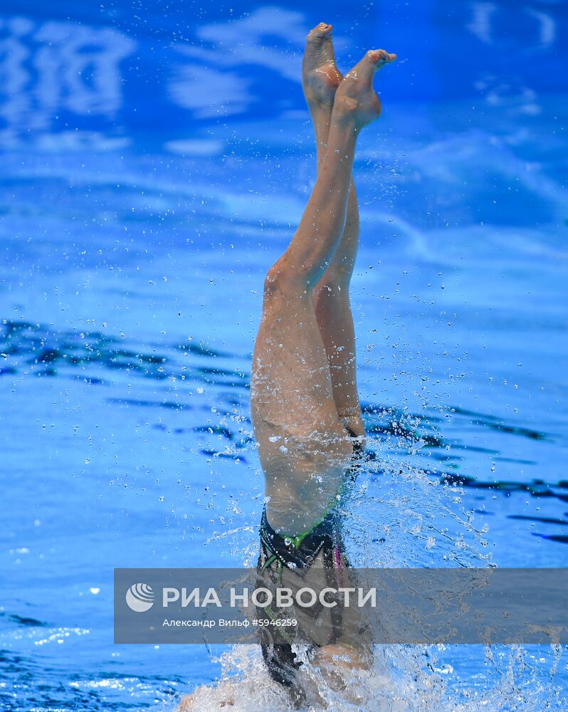 Чемпионат мира FINA 2019. Синхронное плавание. Дуэт. Техническая программа