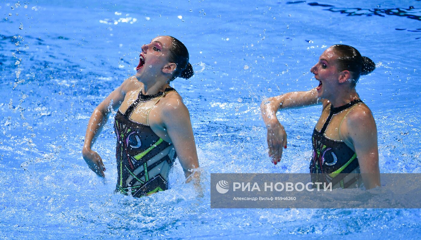 Чемпионат мира FINA 2019. Синхронное плавание. Дуэт. Техническая программа