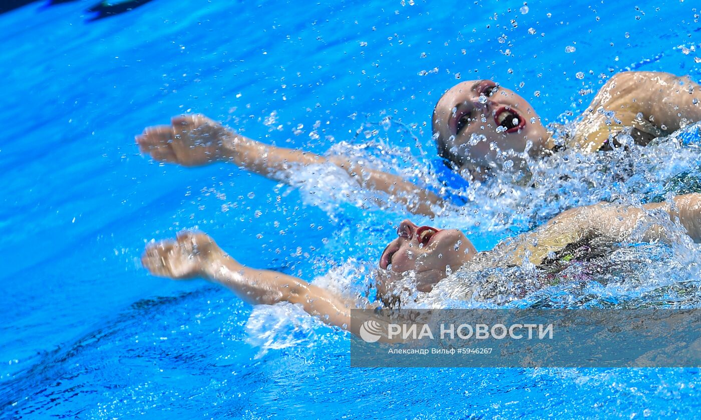 Чемпионат мира FINA 2019. Синхронное плавание. Дуэт. Техническая программа