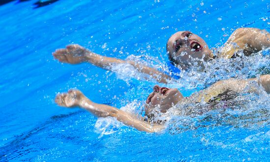 Чемпионат мира FINA 2019. Синхронное плавание. Дуэт. Техническая программа
