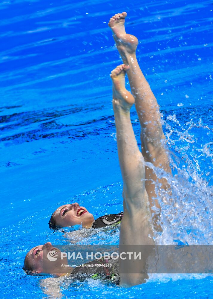 Чемпионат мира FINA 2019. Синхронное плавание. Дуэт. Техническая программа