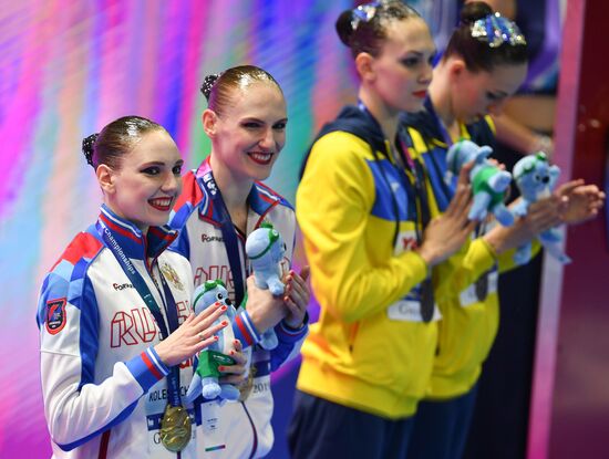 Чемпионат мира FINA 2019. Синхронное плавание. Дуэт. Техническая программа