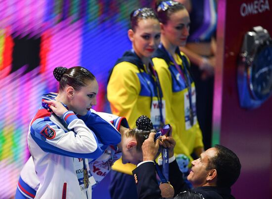 Чемпионат мира FINA 2019. Синхронное плавание. Дуэт. Техническая программа
