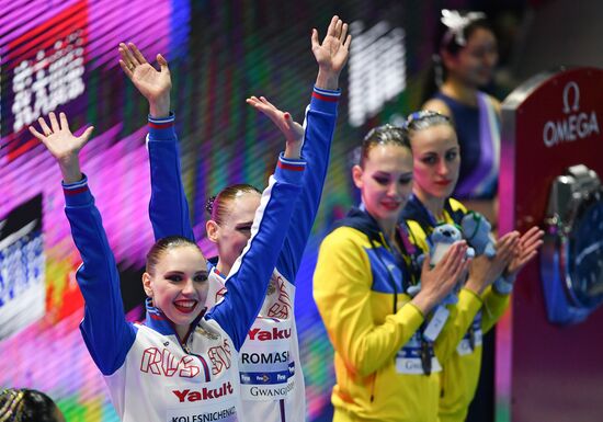 Чемпионат мира FINA 2019. Синхронное плавание. Дуэт. Техническая программа