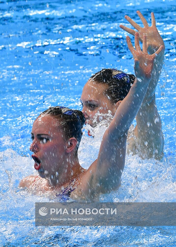 Чемпионат мира FINA 2019. Синхронное плавание. Дуэт. Техническая программа