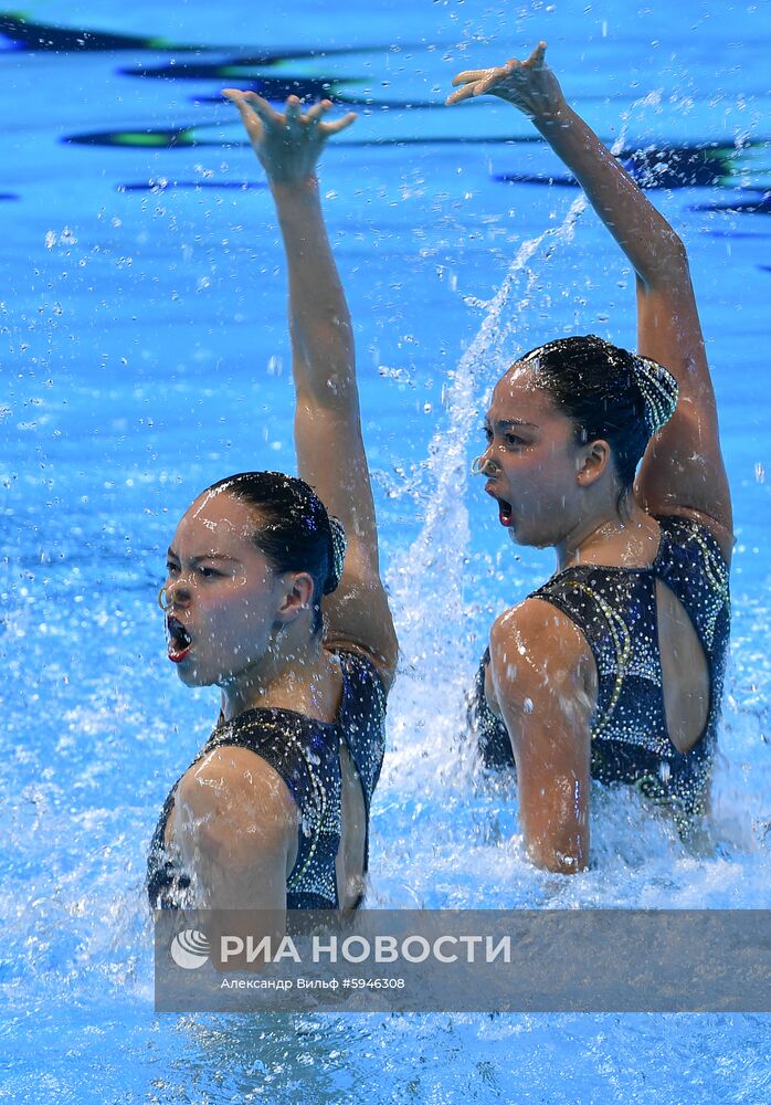 Чемпионат мира FINA 2019. Синхронное плавание. Дуэт. Техническая программа