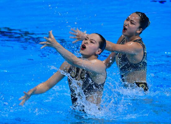 Чемпионат мира FINA 2019. Синхронное плавание. Дуэт. Техническая программа