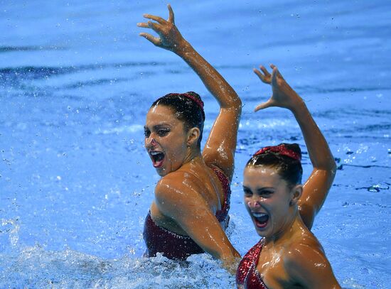 Чемпионат мира FINA 2019. Синхронное плавание. Дуэт. Техническая программа