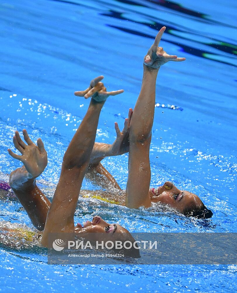 Чемпионат мира FINA 2019. Синхронное плавание. Дуэт. Техническая программа