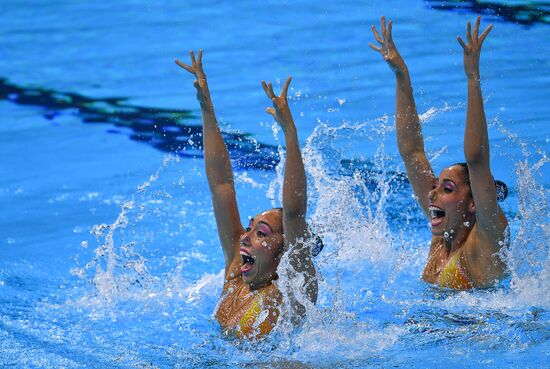 Чемпионат мира FINA 2019. Синхронное плавание. Дуэт. Техническая программа