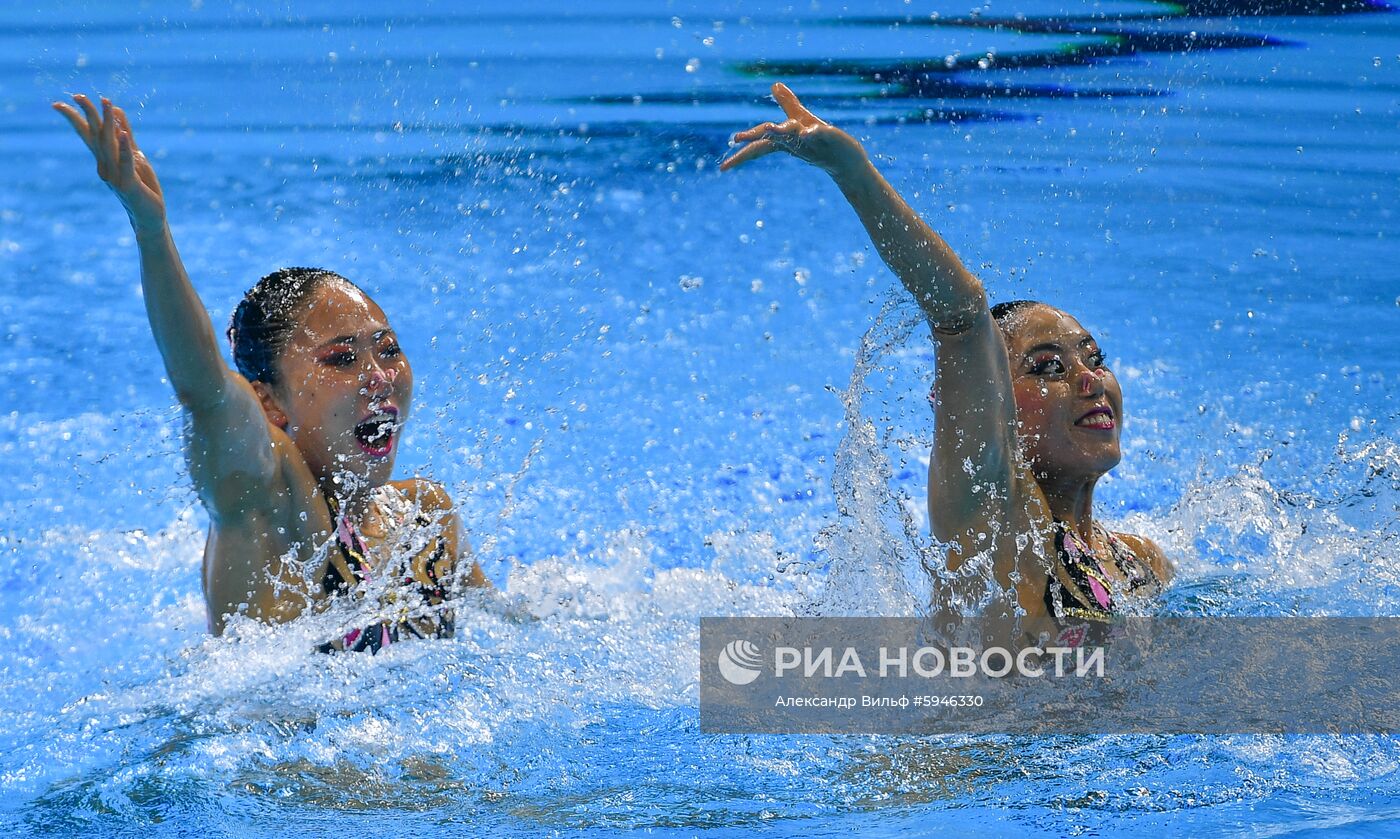 Чемпионат мира FINA 2019. Синхронное плавание. Дуэт. Техническая программа