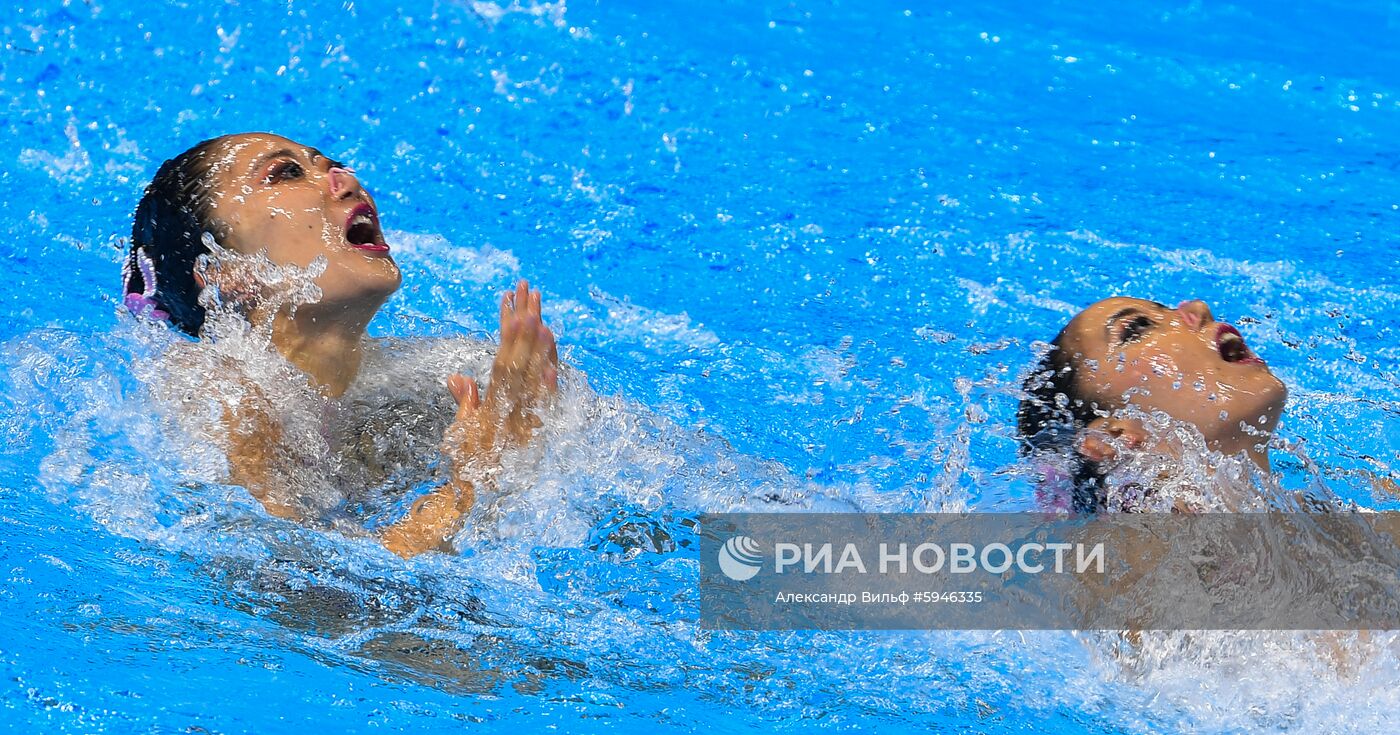 Чемпионат мира FINA 2019. Синхронное плавание. Дуэт. Техническая программа