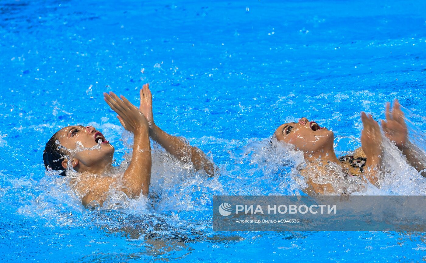 Чемпионат мира FINA 2019. Синхронное плавание. Дуэт. Техническая программа