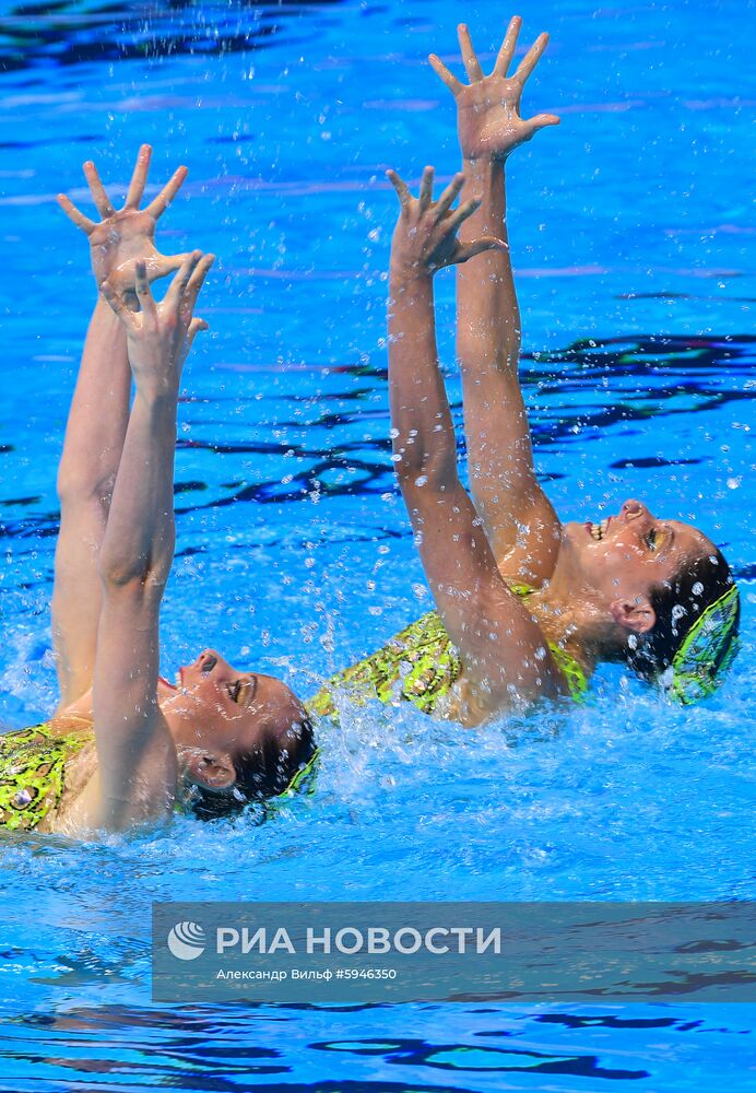 Чемпионат мира FINA 2019. Синхронное плавание. Дуэт. Техническая программа