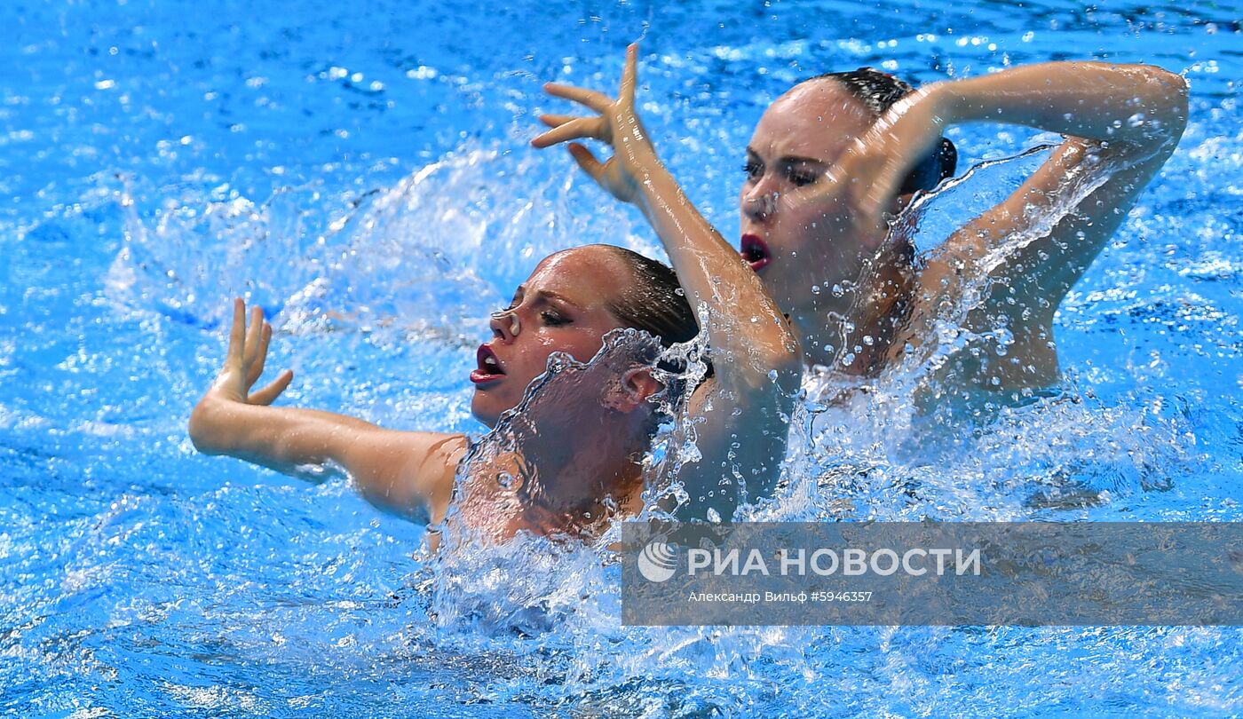Чемпионат мира FINA 2019. Синхронное плавание. Дуэт. Техническая программа