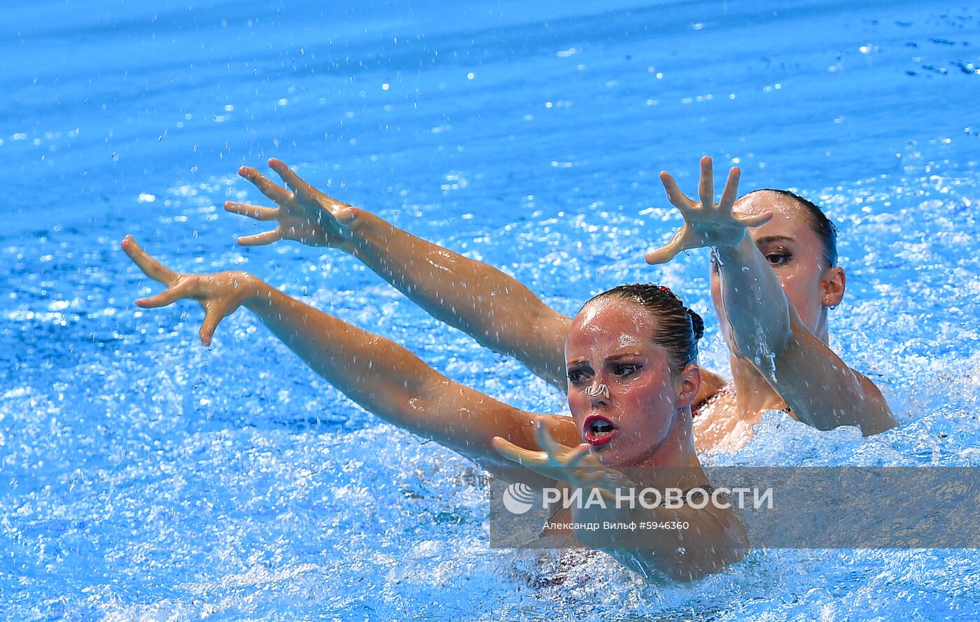 Чемпионат мира FINA 2019. Синхронное плавание. Дуэт. Техническая программа