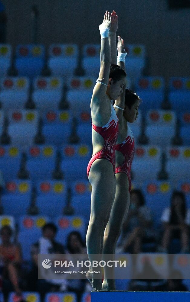 Чемпионат мира FINA 2019. Синхронные прыжки в воду. Женщины. Вышка 10 м