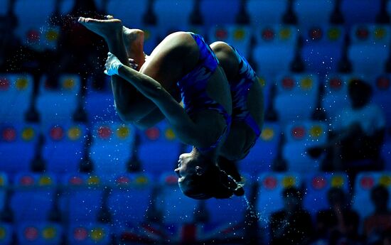 Чемпионат мира FINA 2019. Синхронные прыжки в воду. Женщины. Вышка 10 м