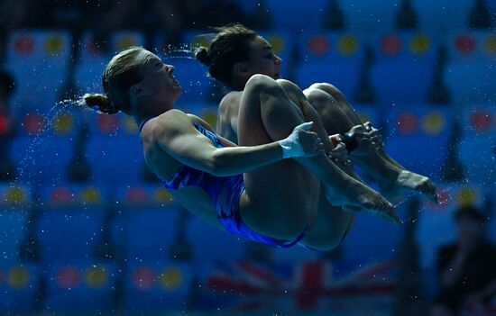 Чемпионат мира FINA 2019. Синхронные прыжки в воду. Женщины. Вышка 10 м