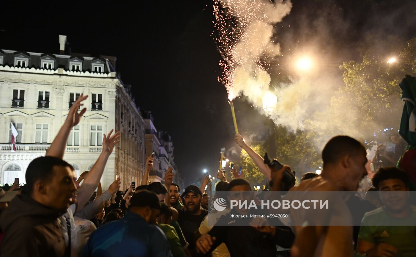 Болельщики сборной Алжира устроили беспорядки в центре Парижа 