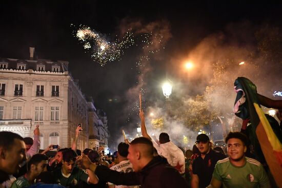 Болельщики сборной Алжира устроили беспорядки в центре Парижа 