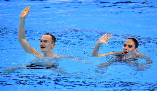 Чемпионат мира FINA 2019. Синхронное плавание. Смешанный дуэт. Техническая программа