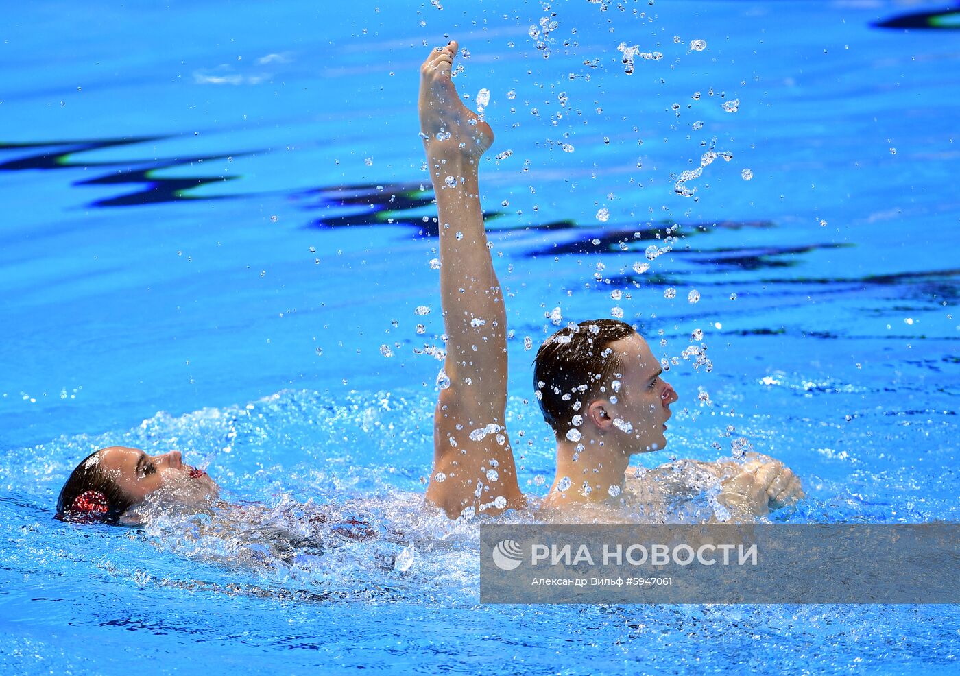 Чемпионат мира FINA 2019. Синхронное плавание. Смешанный дуэт. Техническая программа