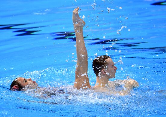Чемпионат мира FINA 2019. Синхронное плавание. Смешанный дуэт. Техническая программа