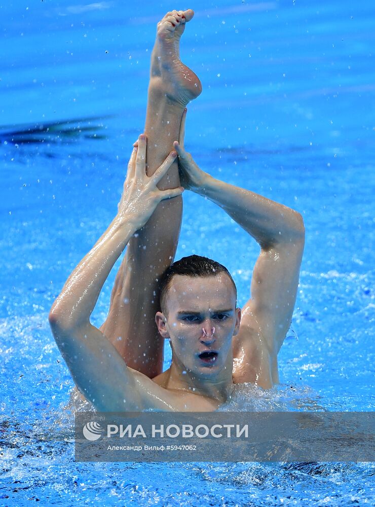 Чемпионат мира FINA 2019. Синхронное плавание. Смешанный дуэт. Техническая программа