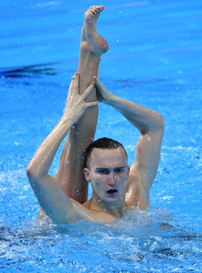 Чемпионат мира FINA 2019. Синхронное плавание. Смешанный дуэт. Техническая программа