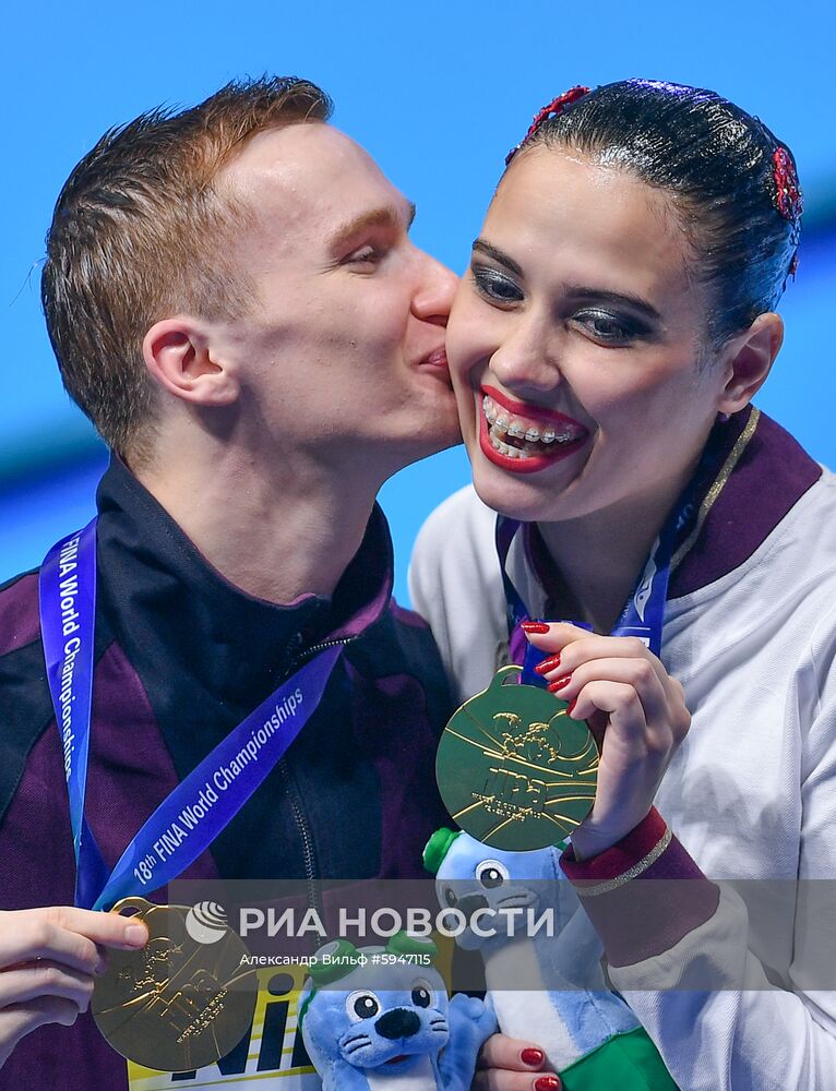 Чемпионат мира FINA 2019. Синхронное плавание. Смешанный дуэт. Техническая программа