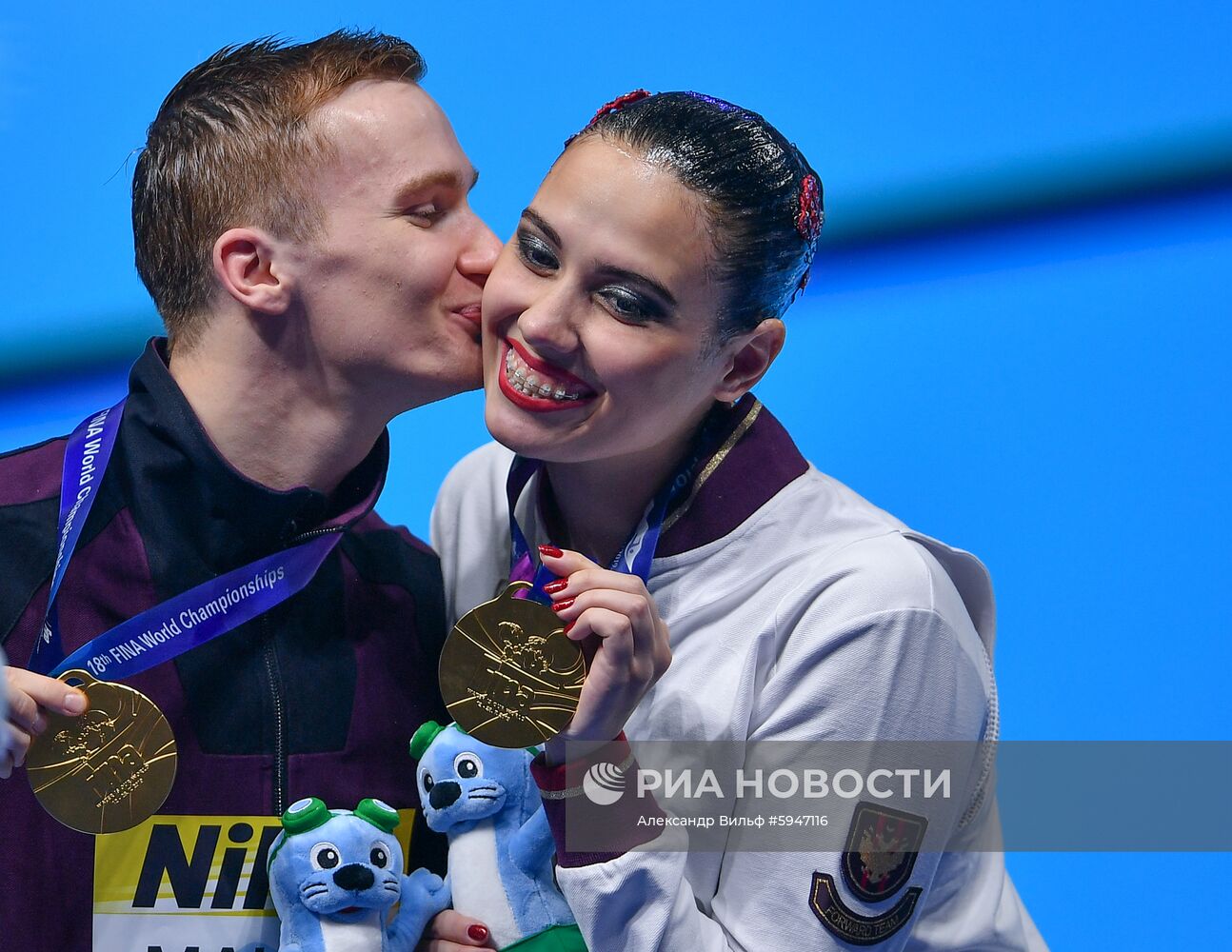 Чемпионат мира FINA 2019. Синхронное плавание. Смешанный дуэт. Техническая программа