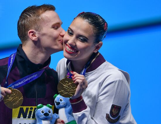 Чемпионат мира FINA 2019. Синхронное плавание. Смешанный дуэт. Техническая программа