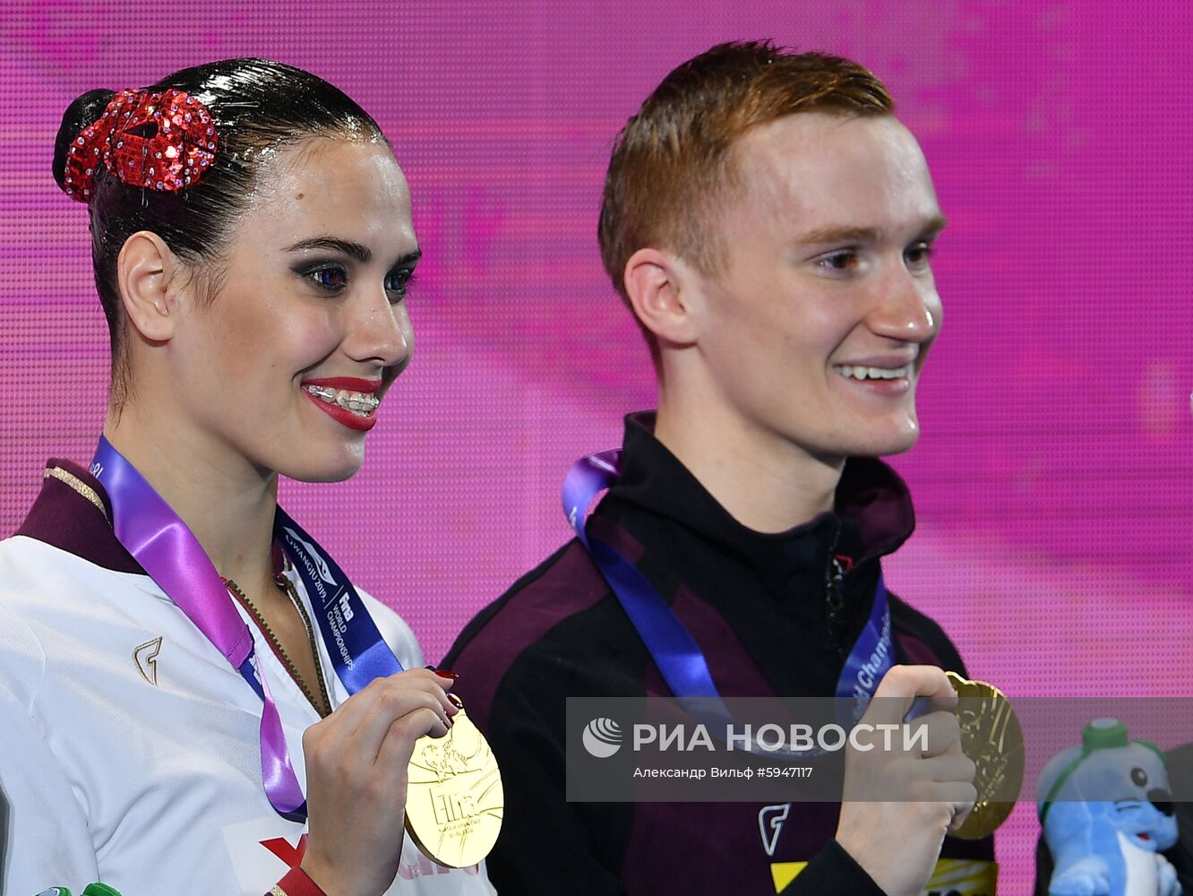 Чемпионат мира FINA 2019. Синхронное плавание. Смешанный дуэт. Техническая программа
