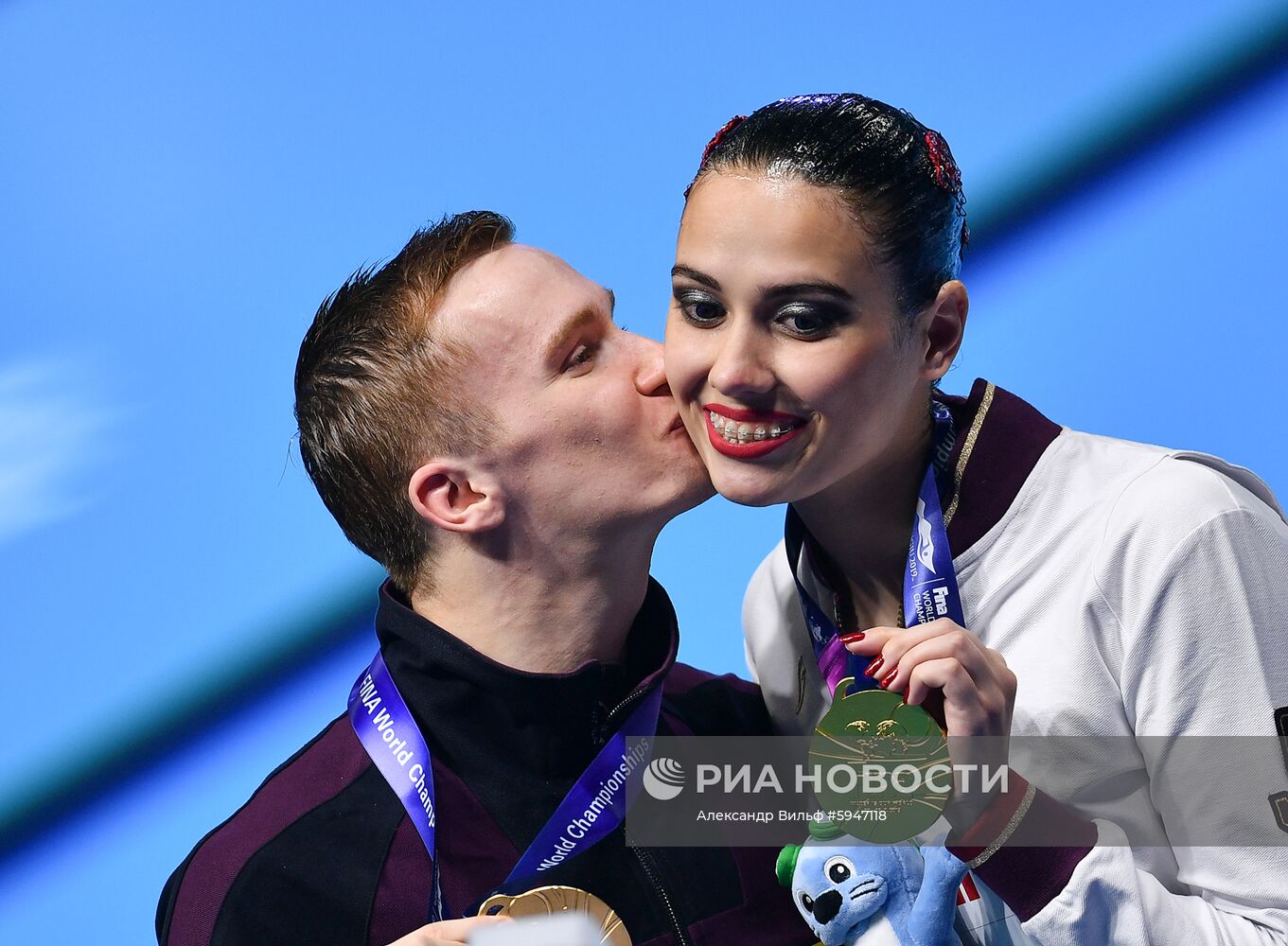 Чемпионат мира FINA 2019. Синхронное плавание. Смешанный дуэт. Техническая программа