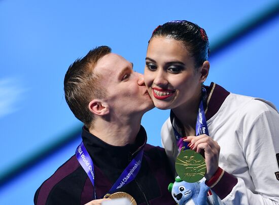 Чемпионат мира FINA 2019. Синхронное плавание. Смешанный дуэт. Техническая программа